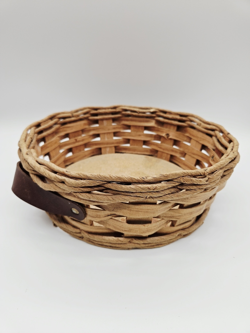 VINTAGE | Corning Ware Pyrex round 9.5x4" basket handles baking dish holder